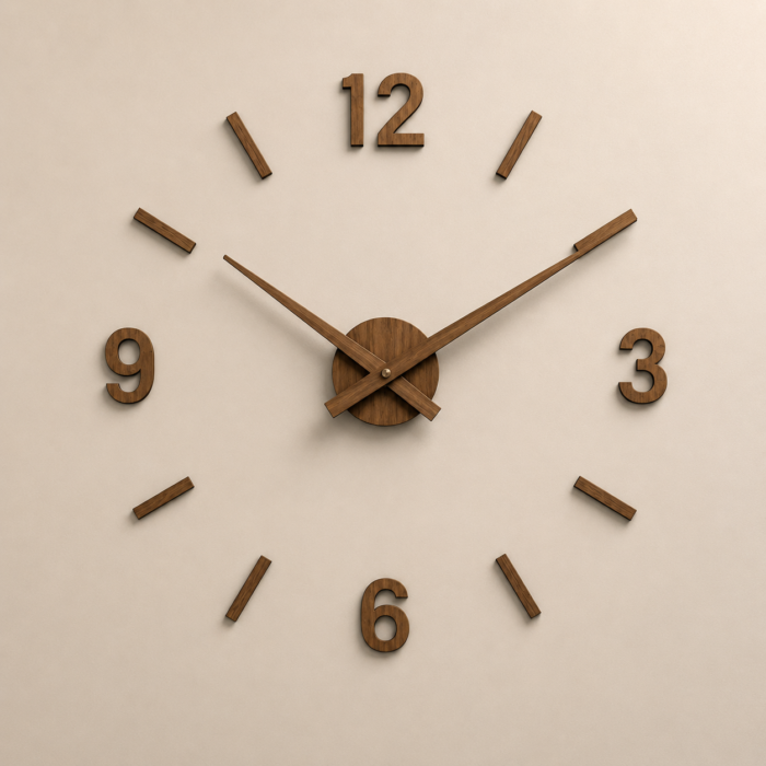Large Wooden DIY Clock
